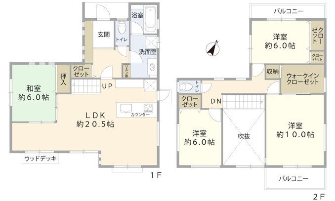 安佐南区山本新町５丁目の間取り