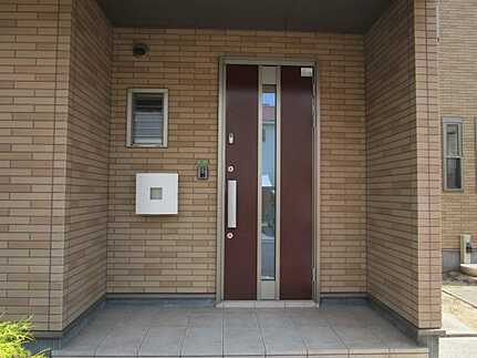 安佐南区山本新町５丁目の玄関