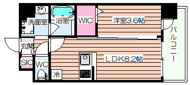 【間取り】 | エステムコート難波WEST-SIDEⅧエクシーナ