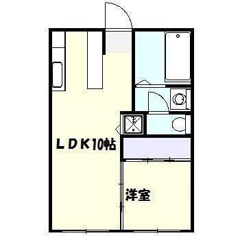 カーサ川辺の間取り|間取りです。