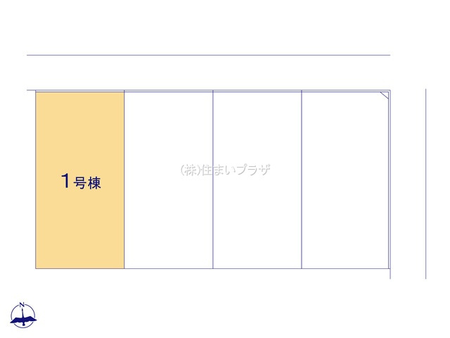 仲介手数料無料）一宮市浅野字長島の区画図