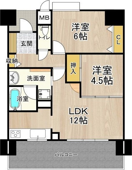 【間取り】 | フェニックス堺東