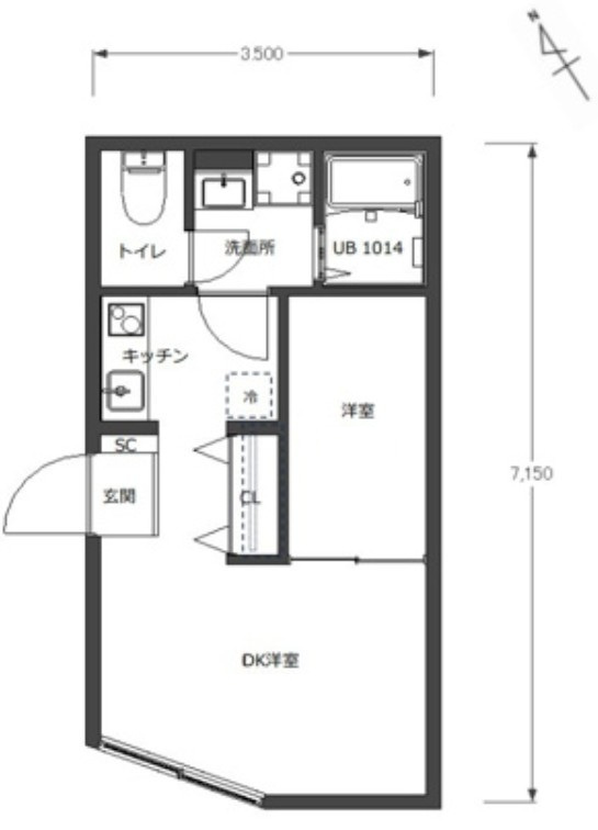D-styleお花茶屋の間取り