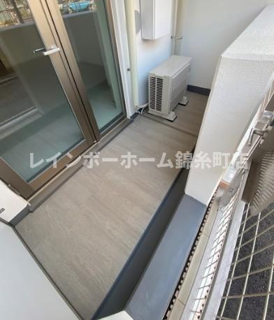 エヌステージ西船橋市川のバルコニー|別部屋参考写真です