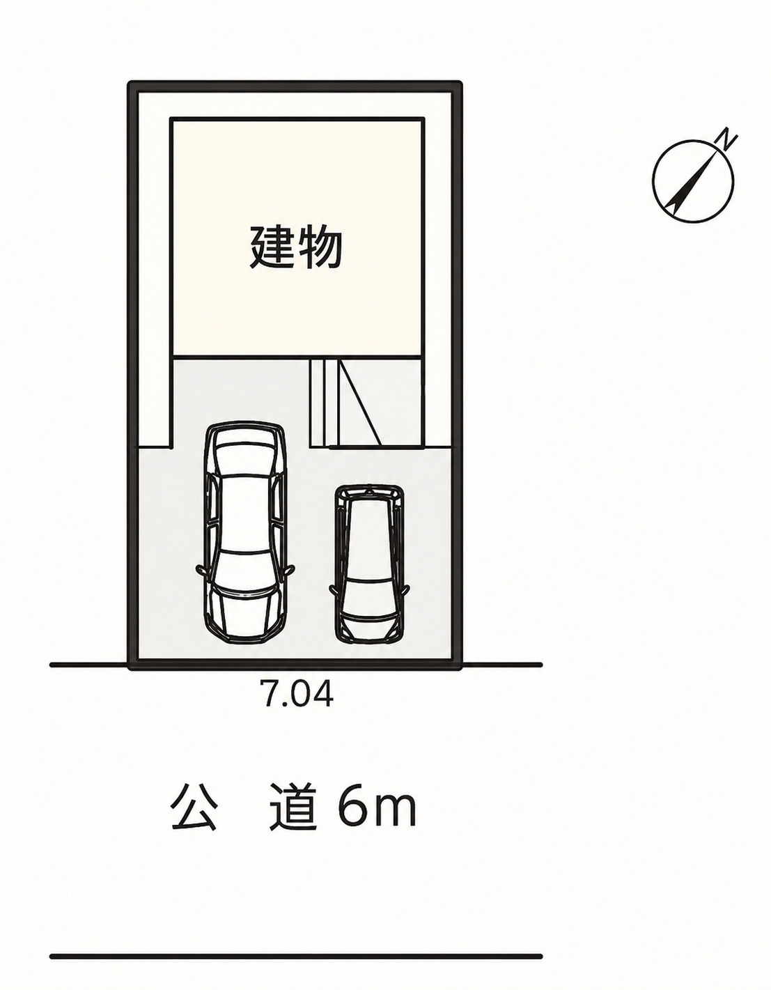 売新築戸建　静岡市駿河区高松２丁目の区画図
