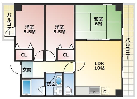 【間取り】 | ハーヴェスト今川