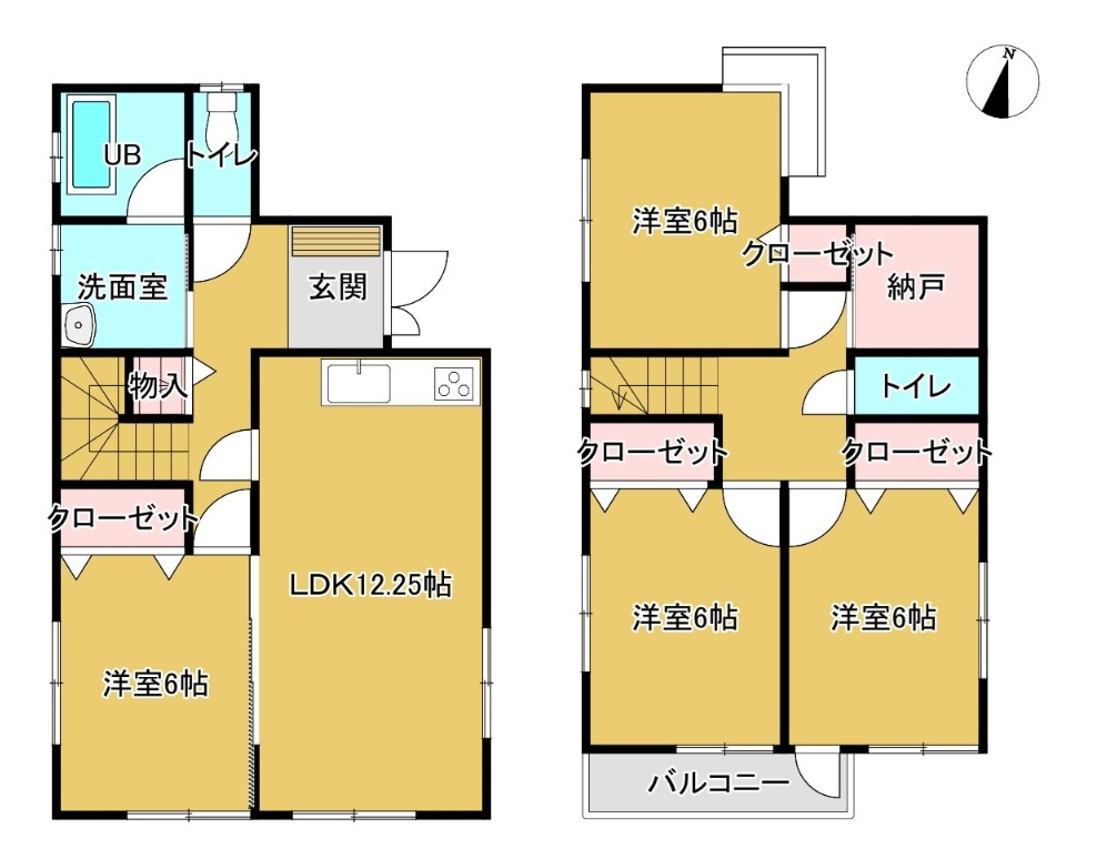 習志野市実籾６丁目の間取り