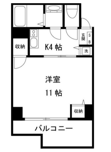 レイローズビルの間取り|間取りです。