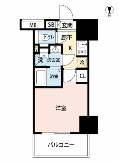 【間取り】 | レジディア蒲田Ⅳ