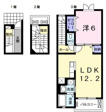 ふる～る本中山の間取り