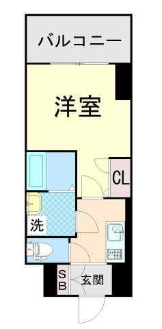 レオンコンフォート神戸駅前の間取り