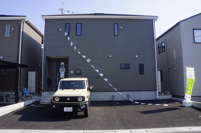 出雲市大津町　新築建売住宅　3棟現場　①号地の外観