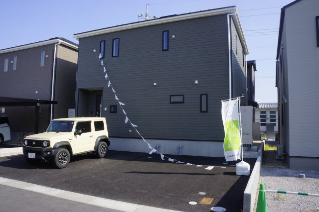 出雲市大津町　新築建売住宅　3棟現場　①号地の外観