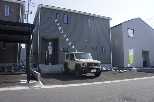出雲市大津町　新築建売住宅　3棟現場　①号地の外観