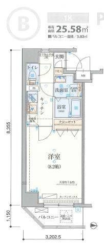 リヴシティ両国弐番館の間取り