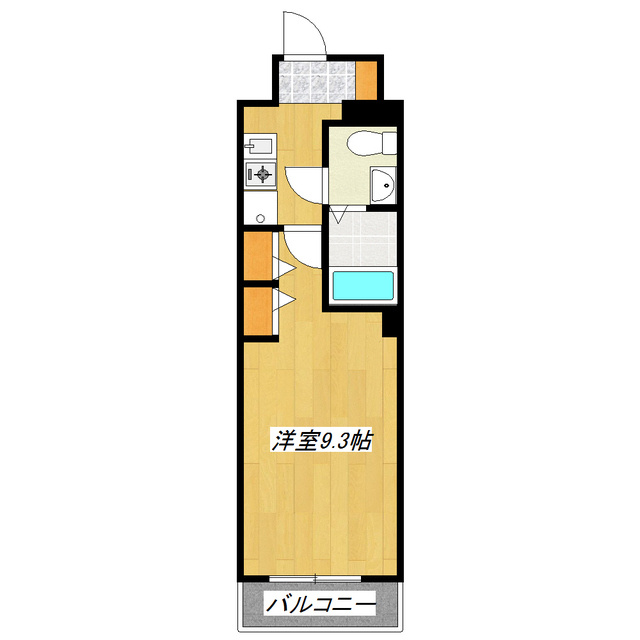 ラ・エテルノ赤羽台の間取り|９帖以上ある１Ｋのお部屋です☆