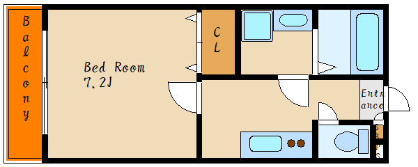 ジーメゾン大久保の間取り