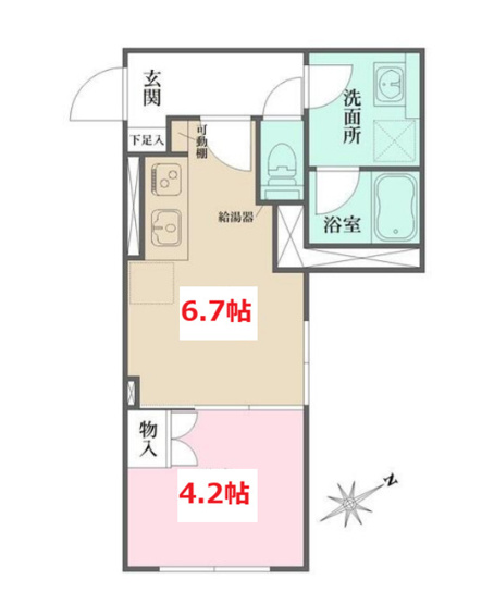 【間取り】 | Fika大井町 | 間取り