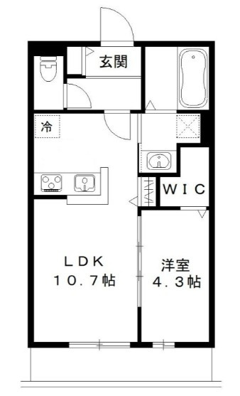 カーサ　ボナールの間取り