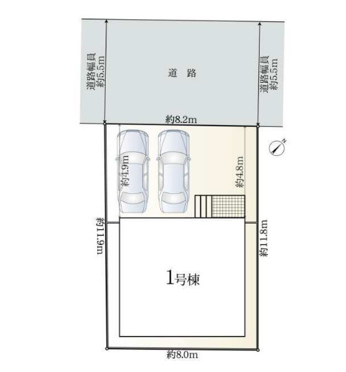 売新築戸建　静岡市清水区袖師町の区画図