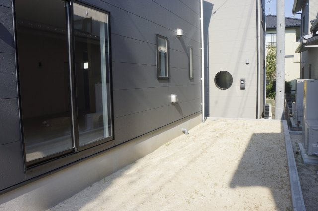 出雲市大津町　新築建売住宅　3棟現場　③号地の庭