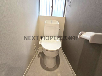 【トイレ】 | 宝塚市安倉中6丁目中古戸建【リフォーム済み】 | 新品のトイレです♪水廻り全てが新品で気持ちよくご入居していただけます！！