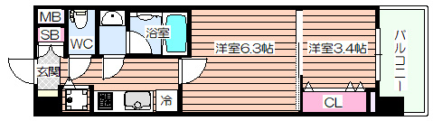 【間取り】 | スプランディッドⅧ