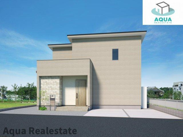 木田郡三木町大字氷上の新築一戸建の外観パース|外観パースです