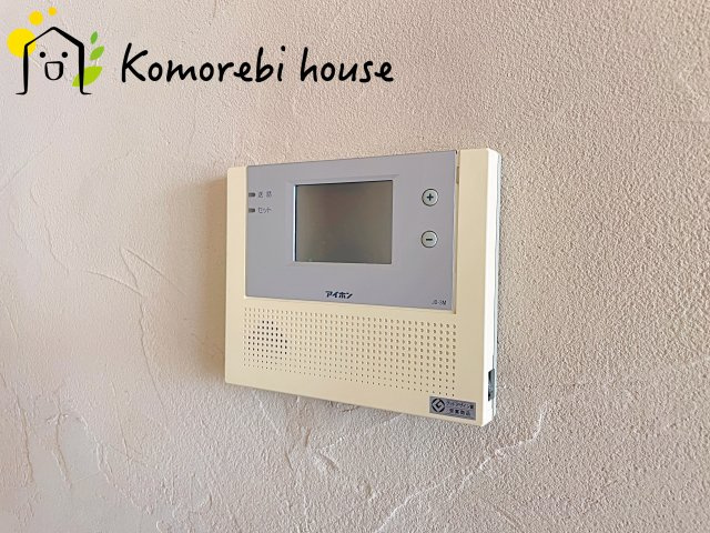 白岡市新白岡3丁目　中古戸建の防犯設備|モニター付インターホンです