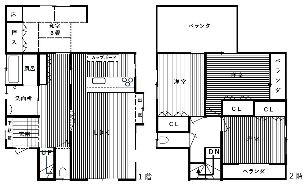 安佐南区相田２丁目の間取り
