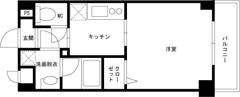 Wisteria六本木の間取り