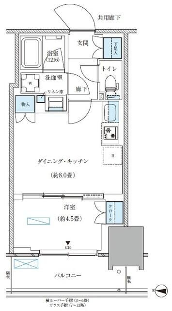 パークアクシス西大島コンフォートスクエアの間取り