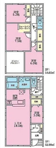 マイホームネクスト北野町今山【キャッシュバック対象物件】の間取り