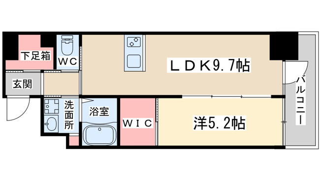 【間取り】 | ファーストフィオーレ梅田イースト