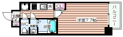 【間取り】 | MJC大阪ラフィーネ