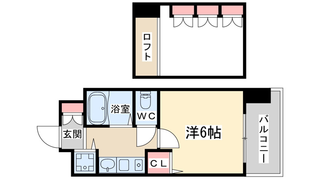 【間取り】 | エステムコート梅田東アクアパレス