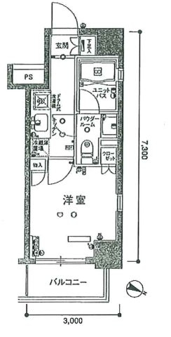 スカイコート初台の間取り