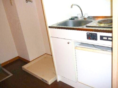 千葉市中央区矢作町の賃貸マンションのキッチン