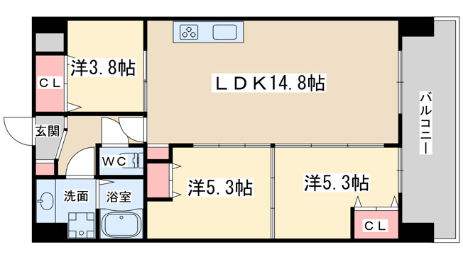 【間取り】 | Alivis野田阪神