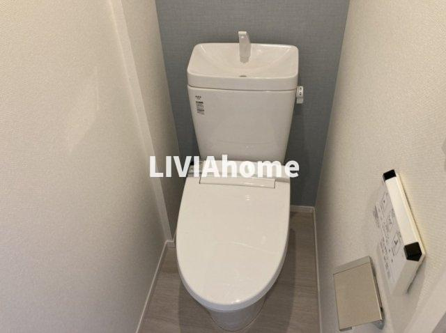 渋谷区恵比寿３丁目のアパートのトイレ|同シリーズの参考写真です。実際の設備・内装は現況を優先とさせていただきます。