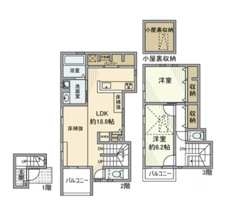 【間取り】 | 日吉町戸建 | 間取りです。