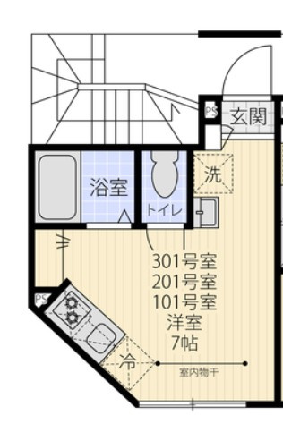 ステラ西小岩の間取り
