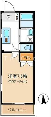 クレセント中丸Ⅱの間取り