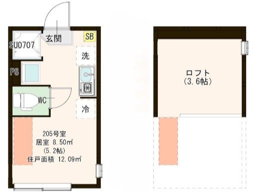 メゾン　フルール　小岩駅前の間取り