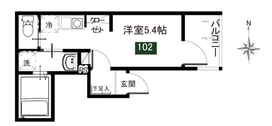 メルディア扇大橋の間取り