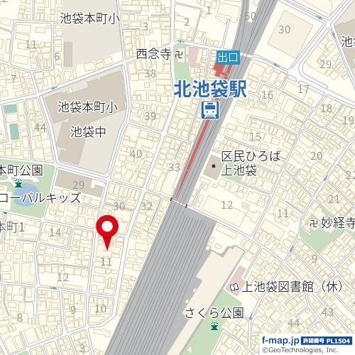 Ｖｅｒｏｎａ池袋本町Ｌｕｓｓｏの地図