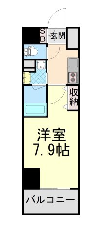 アルファレガロ神戸元町の間取り