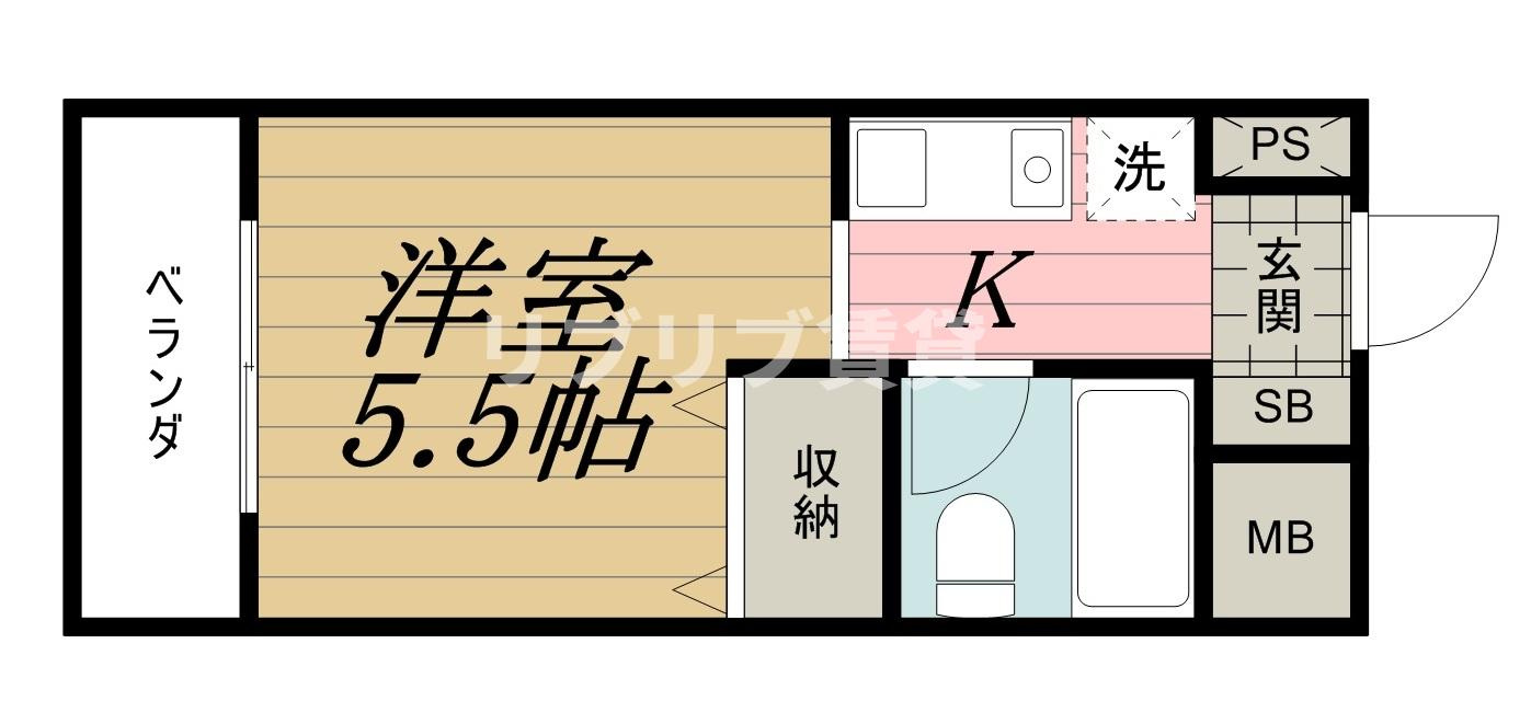 ロザール東千葉の間取り