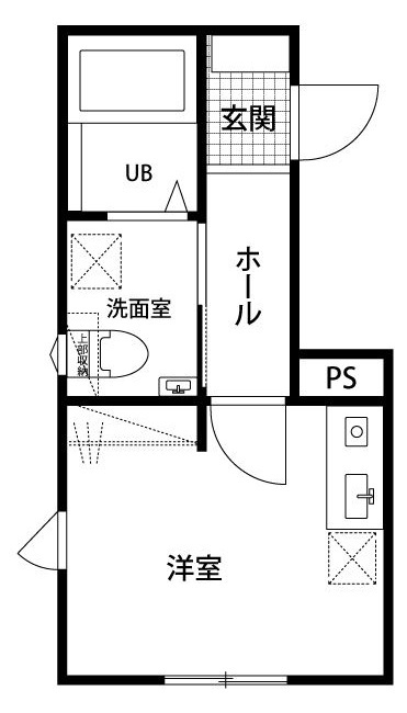 ドリームコート生麦の間取り|間取りです。