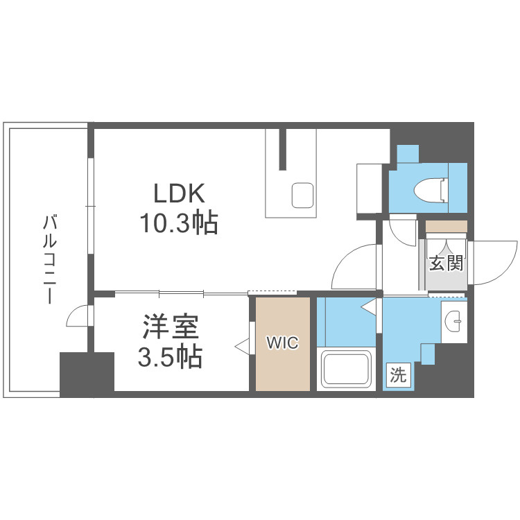Ｌｏｕｉｓ　Ｒｅｓｉｄｅｎｃｅ　弁天町の間取り